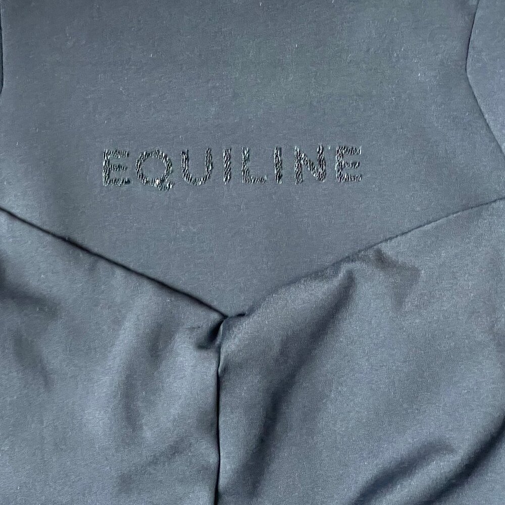 Equiline Women's Riding Breeches/Leggings - Pull On - Knee Grip - Black - XS - Picture 5 of 5